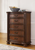 Lavinton Brown Five Drawer Chest