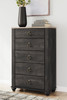 Nanforth Two-tone Five Drawer Chest