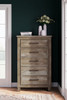 Yarbeck Sand Five Drawer Chest
