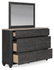 Nanforth Two-tone Dresser And Mirror