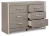 Surancha Gray Six Drawer Dresser