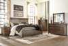 Lakeleigh Brown 7 Pc. King Panel Bedroom Collection