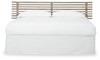 Hasbrick Tan King Slat Headboard