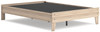 Battelle Tan Full Platform Bed