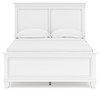 Fortman White Full Panel Bed