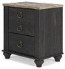 Nanforth Two-tone Two Drawer Night Stand