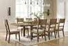 Cabalynn Oatmeal / Light Brown 9 Pc. Dining Room Table, 8 Side Chairs