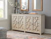 Caitrich Distressed Blue Accent Cabinet