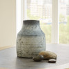 Moorestone Gray / Black Vase 10.5"