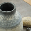 Moorestone Gray / Black Vase 10.5"