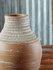 Reclove Distressed White Vase 13"