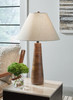 Danset Brown Wood Table Lamp