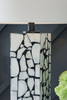 Macaria White / Black Marble Table Lamp