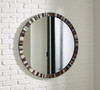 Ellford Black / Brown / Cream Accent Mirror