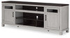Darborn Gray / Brown Xl TV Stand W/Fireplace Option