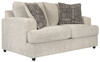 Soletren Stone Loveseat