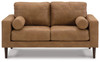 Telora Caramel Loveseat