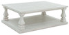 Arlendyne Antique White Rectangular Cocktail Table