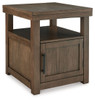 Boardernest Brown Rectangular End Table