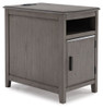 Devonsted Gray Chair Side End Table