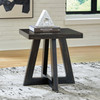 Galliden Black Square End Table