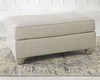 Traemore Linen Ottoman