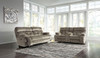 Brassville Graystone 2 Pc. Power Sofa, Loveseat