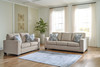 Deltona Parchment 2 Pc. Sofa, Loveseat