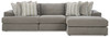 Avaliyah Ash 3-Piece Sectional With Raf Corner Chaise