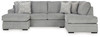 Casselbury Cement 2-Piece Sectional With Raf Corner Chaise