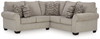 Claireah Umber 2-Piece Sectional With Raf Sofa With Corner Wedge