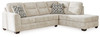 Lonoke Parchment 2-Piece Sectional With Raf Corner Chaise