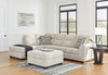 Lonoke Parchment 3 Pc. 2-Piece Sectional With Laf Corner Chaise, Ottoman