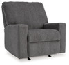 Rannis Pewter 2 Pc. Twin Sofa Sleeper, Rocker Recliner