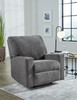 Rannis Pewter 2 Pc. Twin Sofa Sleeper, Rocker Recliner