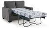 Rannis Pewter Twin Sofa Sleeper