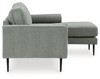 Hazela Charcoal Sofa Chaise