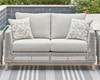 Seton Creek Gray Loveseat With Cushion