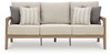 Hallow Creek Driftwood Sofa With Cushion