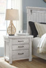 Brashland White 8 Pc. Dresser, Mirror, Chest, California King Panel Bed & 2 Nightstands