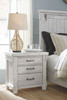 Brashland White 7 Pc. Dresser, Mirror, Queen Panel Bed & 2 Nightstands