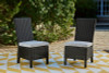 Beachcroft Outdoor Side Chair with Cushion (Set of 2) (P792-601)