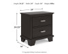 Covetown Nightstand (B441-92)
