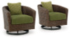 Horizon Hall Outdoor Swivel Lounge Chair with Cushion (P572-821)
