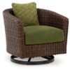 Horizon Hall Outdoor Swivel Lounge Chair with Cushion (P572-821)
