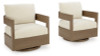 Serene Bay Outdoor Swivel Glider Chair with Cushion (P671-821)
