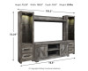 Wynnlow 4-Piece Entertainment Center (W440W2)