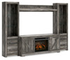 Wynnlow 4-Piece Entertainment Center with Electric Fireplace (W440W8)