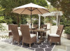 Beachcroft Outdoor Dining Table with 6 Chairs (P791P1)