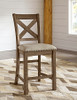 Moriville Counter Height Bar Stool (Set of 2) (D631-124X2)
